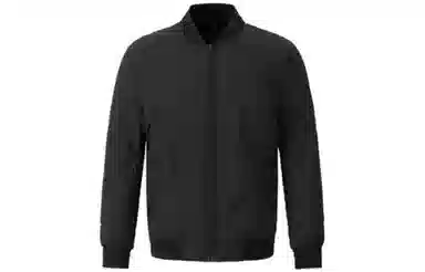 才子 棒球领纯色保暖短款羽绒服 男款