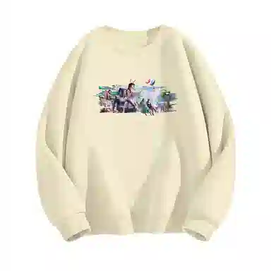 腾讯视频草场地 斗罗大陆动画设计唐门庆典全员款国风动漫休闲简约圆领卫衣 男女同款