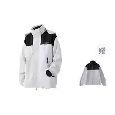 快鱼  户外运动日常通勤双层三合一加厚可拆卸内胆高峰抗寒  防水防风耐磨保暖冲锋衣 男女同款