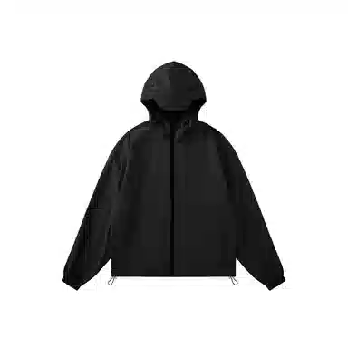 我是大卫 美式高街个性户外连帽防晒短款设计抽绳夹克外套 男女同款