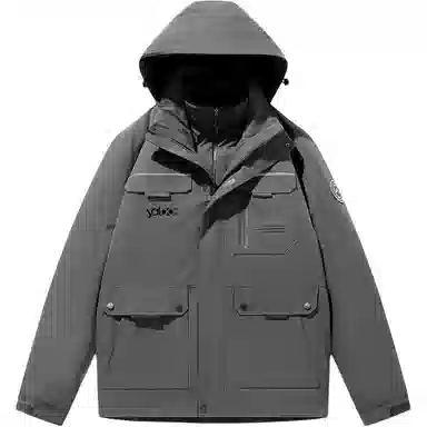 雅鹿优选  双层锁温长袖  防水防风透气耐磨保暖冲锋衣 男款