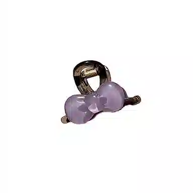 水中玉 蝴蝶结抓夹高级感发卡后脑勺小号夹子鲨鱼夹发饰侧边夹头饰 亚克力 发夹 女款