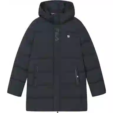 FILA Long Down Coat Blue