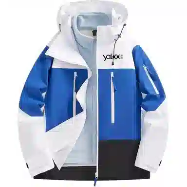 雅鹿优选  三合一可拆卸宽松  防水防风透气耐磨冲锋衣 男女同款