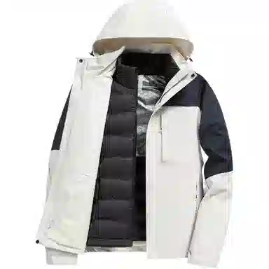 雅鹿优选  舒适保暖时尚舒适百搭  防水防风透气冲锋衣 男款