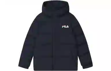 FILA Logo Print Down Jacket