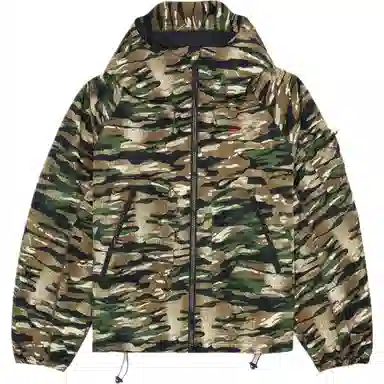 DIESEL Camouflage Hoodie Jacket