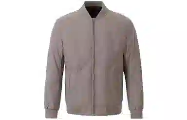 才子 棒球领纯色保暖短款羽绒服 男款