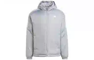 adidas Essentials Insulated Hooded Jacket Logo