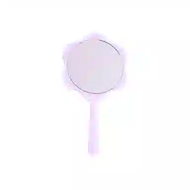 米甜兔 手持花朵可爱化妆镜 便携