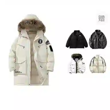 The Simpsons Letter Embroidered Parka