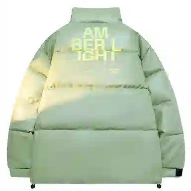 AMBER LIGHT Star Print Puffer Jacket