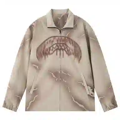 SPRAYGROUND Logo Shark Mouth Lightning Jacket