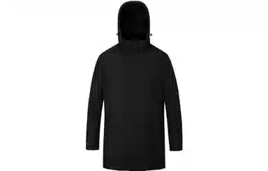 才子 立领纯色简约休闲羽绒服 男款 黑色