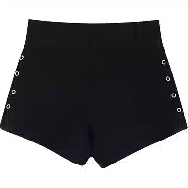 么宁 时尚舒适百搭牛仔短裤 女款 黑色