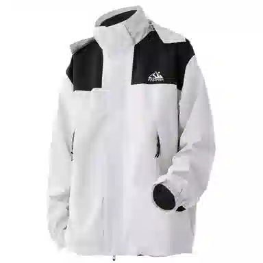 快鱼  高峰极寒抗寒全天候系列加厚加绒可拆卸内胆三合一连帽  防水防风耐磨保暖冲锋衣 男女同款