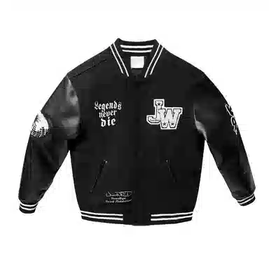Juice Wrld Baseball Jacket Black