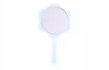 米甜兔 手持花朵可爱化妆镜 便携