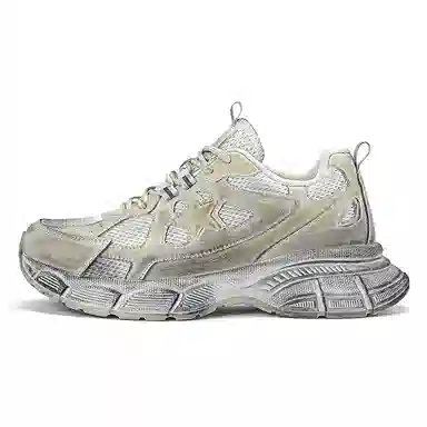 双星八特 潮流经典透气圆头舒适休闲撞色厚底增高百搭运动 防滑耐磨 低帮 老爹鞋 男女同款