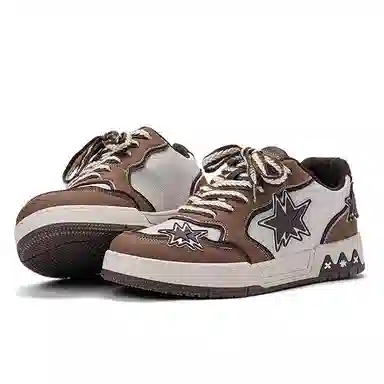 双星八特 鸳鸯拼接复古增高礼盒休闲舒适潮流百搭加绒 防滑耐磨 低帮 板鞋 男女同款