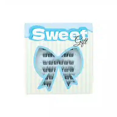 酷乐丝 夏日清氧小珍珠 假睫毛 自然纤长款 春游清透薄款 仿真舒适 贴合双眼 懒人易上手