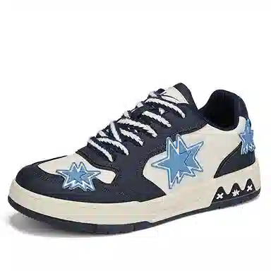 双星八特 鸳鸯拼接复古增高礼盒休闲舒适潮流百搭加绒 防滑耐磨 低帮 板鞋 男女同款