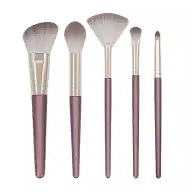 馨枕居  木柄软毛火苗化妆刷套装 修容打底定妆