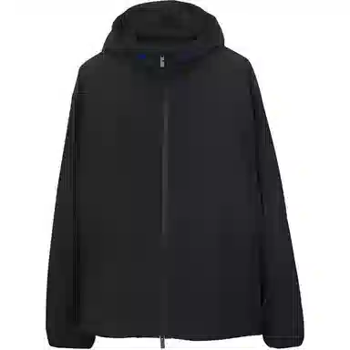 Burberry Hooded Zip Jacket Black