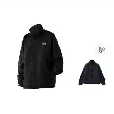 快鱼  高峰极寒抗寒全天候系列加厚加绒可拆卸内胆三合一连帽  防水防风耐磨保暖冲锋衣 男女同款