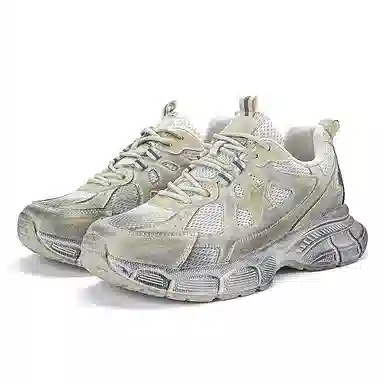 双星八特 潮流经典透气圆头舒适休闲撞色厚底增高百搭运动 防滑耐磨 低帮 老爹鞋 男女同款