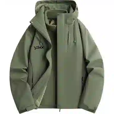 雅鹿优选  舒适干爽长袖  防水防风透气耐磨冲锋衣 男款