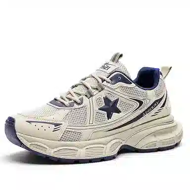 双星八特 潮流经典透气圆头舒适休闲撞色厚底增高百搭运动 防滑耐磨 低帮 老爹鞋 男女同款