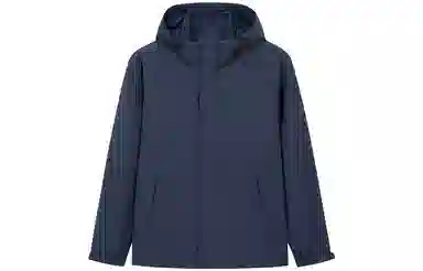 才子 纯色可脱卸帽轻简运动夹克 男款