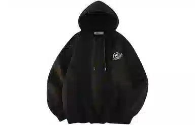 快鱼 韩系校园少年氛围感重磅个性印花时尚简约休闲宽松舒适无性别主义日常百搭连帽卫衣 男女同款