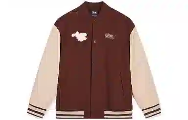 Jordan Letter Stripe Single-Breasted Baseball Jacket