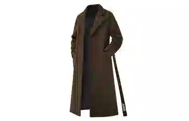 大卫贝肯 英伦风简约复古纯色百搭通勤高级感宽松休闲长款过膝保暖加厚大衣 男女同款