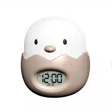 凯琴 萌鸡蓝牙小时钟夜灯床头 电子机芯 闹钟 男女同款