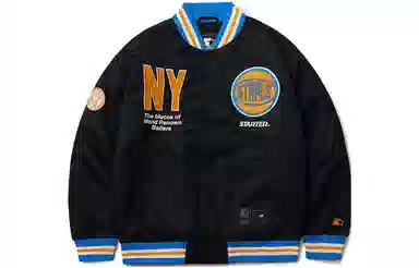 Starter x Staple Varsity Jacket Black