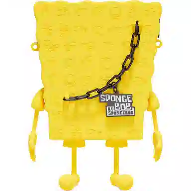 SpongeBob SquarePants Black Gold Crossbody Bag