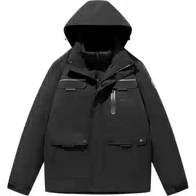 雅鹿优选  双层锁温长袖  防水防风透气耐磨保暖冲锋衣 男款