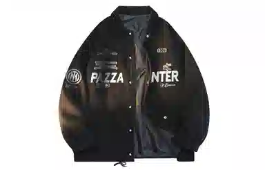 国际米兰足球俱乐部 休闲工装美式复古百搭外套学生运动高街户外灯芯绒上衣夹克 男女同款