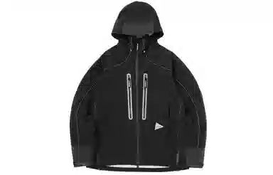and wander FW23 Black Jacket