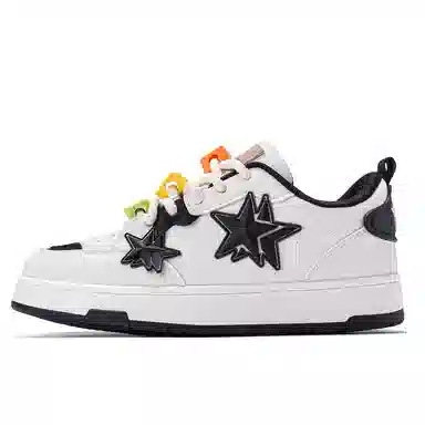 双星八特 鸳鸯拼接复古增高礼盒休闲舒适潮流百搭加绒 防滑耐磨 低帮 板鞋 男女同款