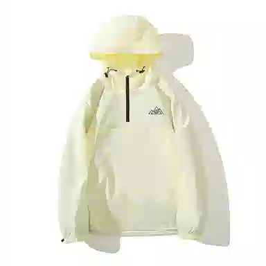 雅鹿  山系系列户外出行徒步登山旅行纯色简约时尚拉链连帽长袖滑雪  防风透气耐磨保暖防水冲锋衣 男女同款