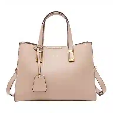 梦特娇 可拆卸肩带 大容量手提包包 潮流时尚经典气质外出 合成革 单肩斜挎包 女款 黑色/红色/杏色