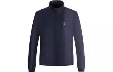 Armani Exchange Letter Logo Long Sleeve Jacket Navy