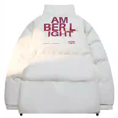 AMBER LIGHT Star Print Puffer Jacket