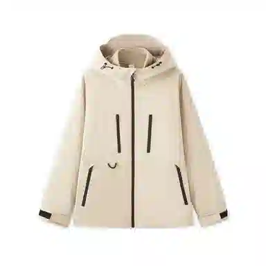 森马 摇粒绒两件套三合一三防抗静电户外风连帽夹克外套 男女同款