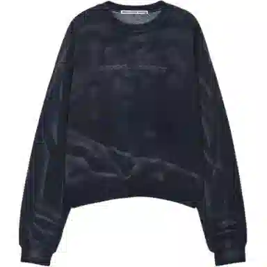 Alexander Wang Logo Crewneck Sweatshirt Black
