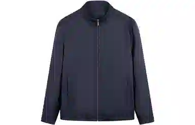 才子 纯色简约时尚立领加绒保暖夹克 男款